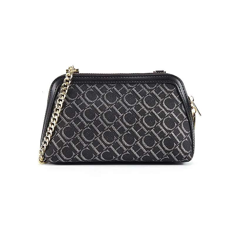 Retro Design Fashion Ladies Bag Chain Shoulder Strap Stamping Letter Printing Women Elegant Slanting Crossbody