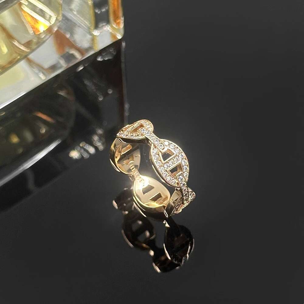 Personality Fashion Hollowed Out Full Dia Rings Wedding Jewelry Accessories Holiday Gifts For Women female
