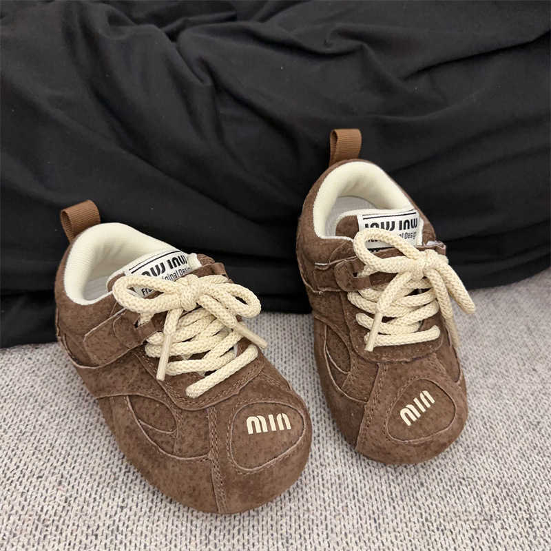 Athletic Outdoor 2025 autumn winter casual suede board for boys and girls fashionable soft soled sports cotton shoes childrens shoe H260130