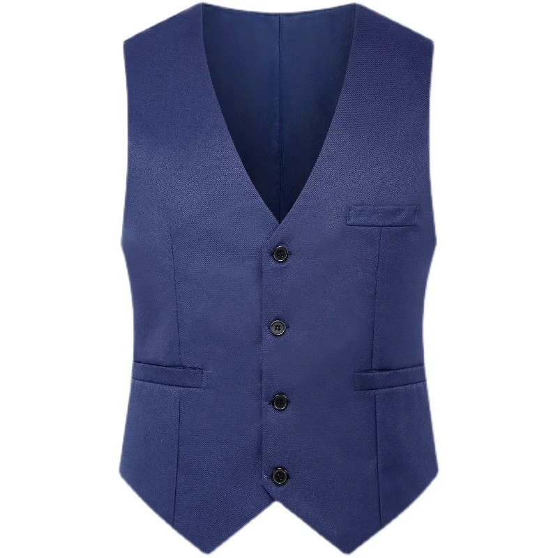 M-5XL Mens Suit Vest Summer Slim Fit Waist Solid Tank Top Business Leisure Party Bar Banquet Dress 250310