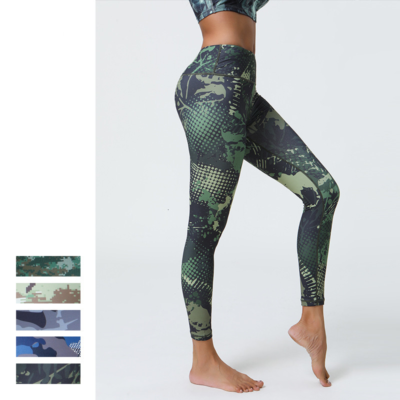 NEW tracksuit printed yoga for women, high waisted elastic leggings, thin casual running and fitness pants leggings