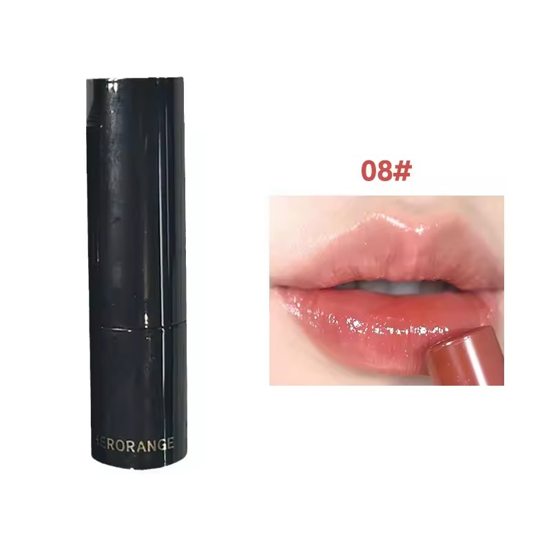 HERORANGE~ Low Saturation Light Lipstick Multi-purpose Stick Moisturizing White Natural Holding Mirror lipstick