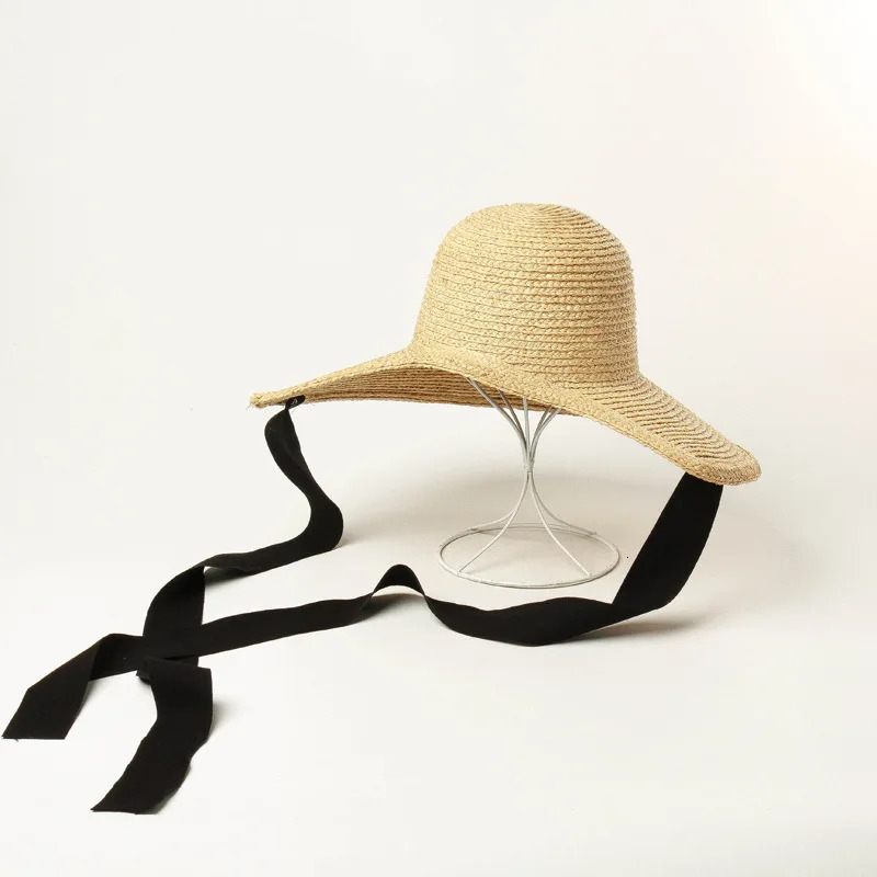 Womens summer hat loli hat sun hat womens dome hat wide Brim hat straw hat beach travel sun hat with chin strap 250314