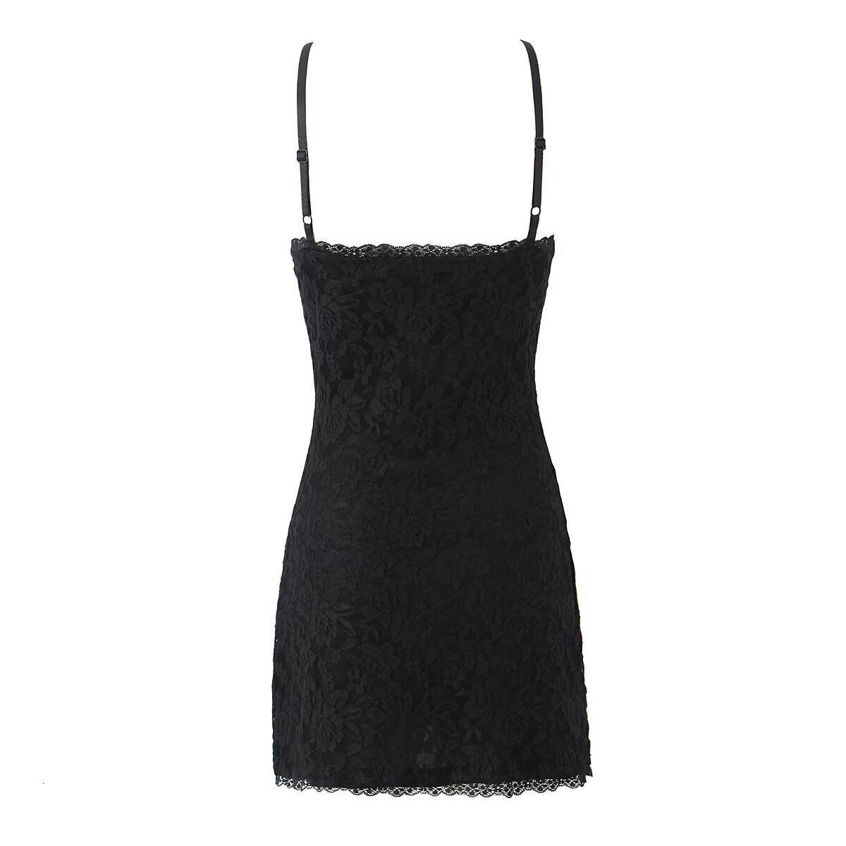 Hot Girl Pure Desire Slim Fit Design Sense Lace Jacquard Dress 2025 Summer New Product Sexy Hip Bag Suspender Short Skirt