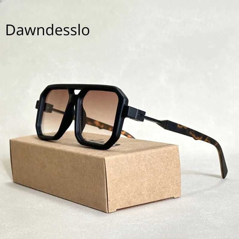 2024 Retro Fashion Mens Sunscreen Sunglasses Square Sunscreen Sunglasses Retro Flair Sunglasses Womens Tren Sunscreen Sunglasses Gafas De Sol W250315
