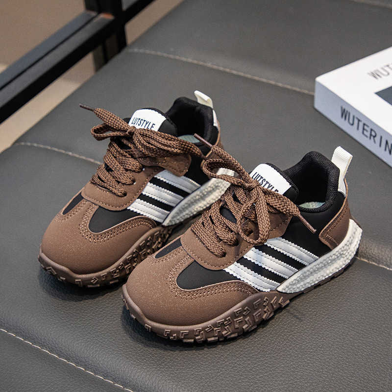 Athletic Outdoor Childrens sports shoes 2025 new n version girls single shoes casual shoes soft soled boys running shoes versatileY250314VAZF S251027