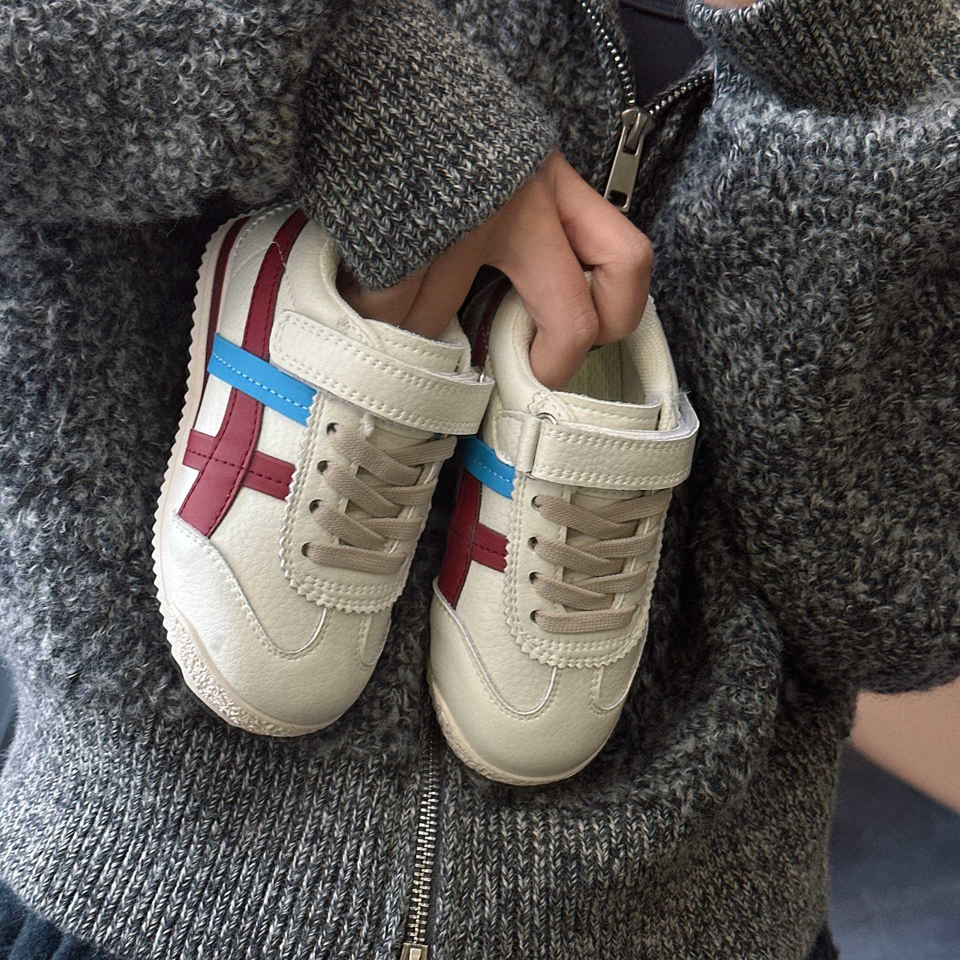 Athletic Outdoor Childrens Forrest Gump shoes for spring and autumn boys and girls sports shoes baby soft soled walking shoes medium and large childre