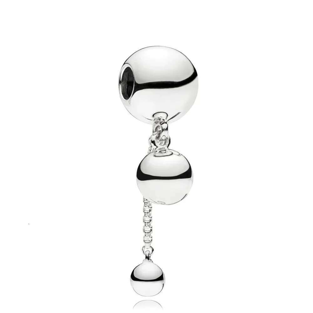 925 Sterling Silver New String Of Beads Collection Ring Hoop Earrings Necklace SLIDING BRACELET Hanging Charm