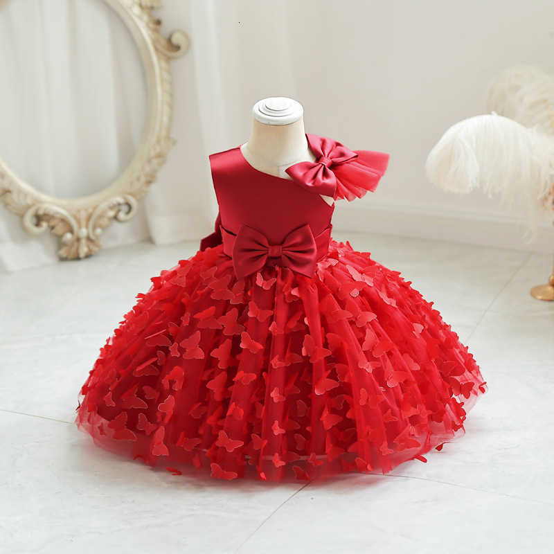 Girl's Dresses Girl's slanted shoulder dress, little host's performance dress, girl's dress, princess dress