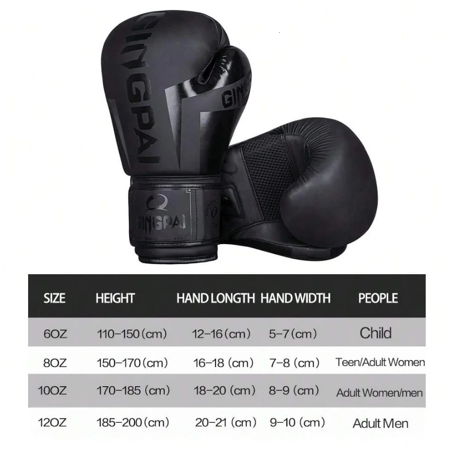 681012 oz Childrens WomensMens Boxing Gloves Sanda Sparrow Muay Thai MMA Karate Training Taekwondo De Luva DEO 250314