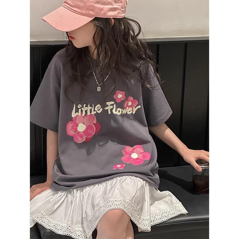 Ddmyshoesvip Pure Cotton Women S Clothing T Shirt Short Sleeved Girls American Summer Fashion Trend Ins