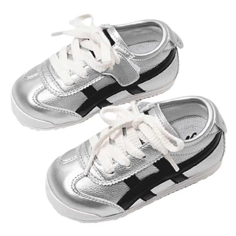 Athletic Outdoor Boys sports shoes spring styles girls shoes silver Forrest casual shoes soft soled womens baby board shoesY2503141FUF