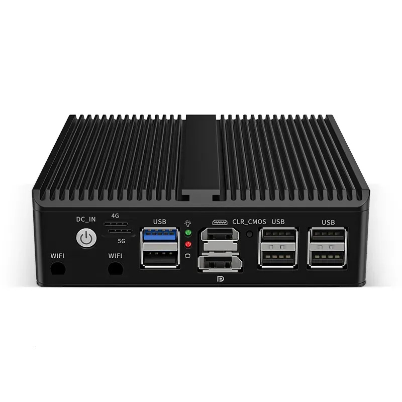 Intel Twin Lake N150 /N100 Soft Router Fanless Mini PC 4x Intel i226 2.5G LAN HD DP pfSense 4G/5G Firewall Appliance ESXI AES-NI