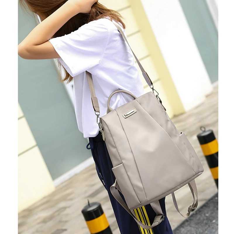 New Arrival Anti theft fashion backpack for women casual waterproof school bag multi-functional shoulder bag for teenagers and girls travel Rucksack T