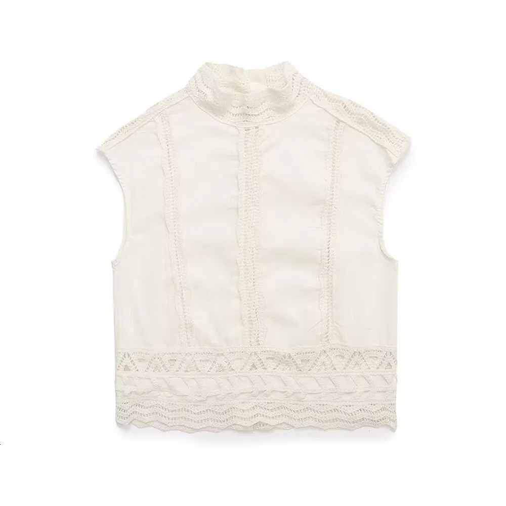 Zach Ailsa Summer Collection Womens Retro Round Neck Hollow Short Sleeve Crochet Top High Waist Half Skirt Casual Set 250312