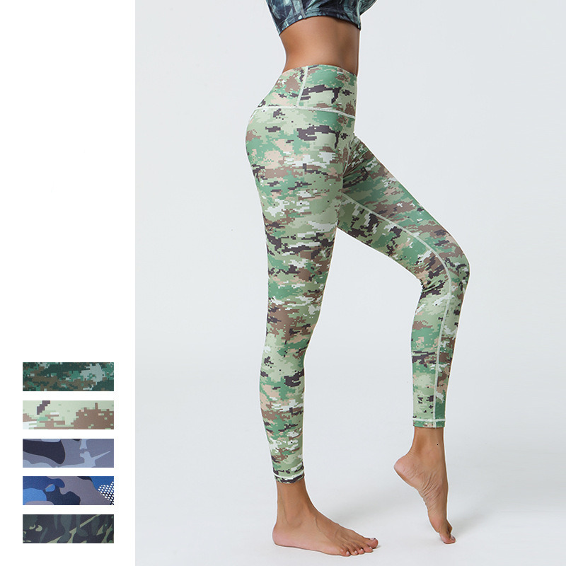 NEW tracksuit printed yoga for women, high waisted elastic leggings, thin casual running and fitness pants leggings