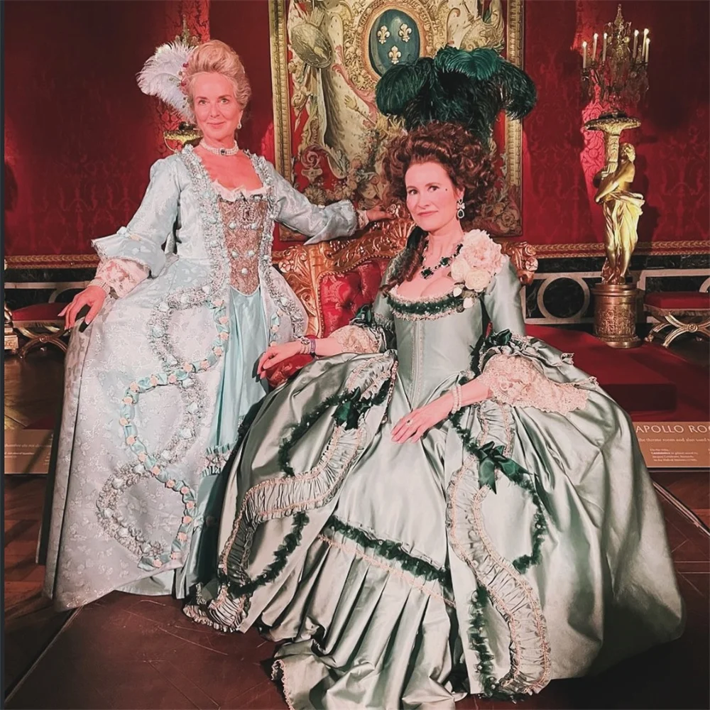 Historical Rococo Prom Dresses Royal Queen Marie Antoinette Cosplay Ball Gown 1770S Marie Antoinette Costume Vintage Renaissance Baroque Special Occas