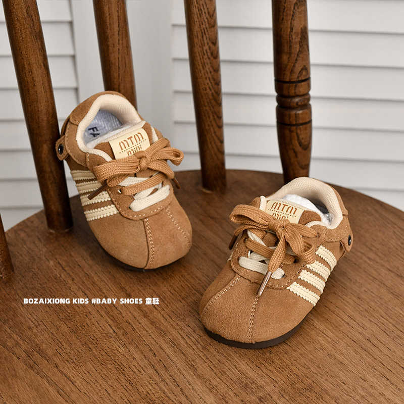 Athletic Outdoor 2025 Spring New Boys Sports Shoes Girls Moral Training Shoes Babys Shoes Childrens Casual Shoes Childrens Board ShoesY250314MOED