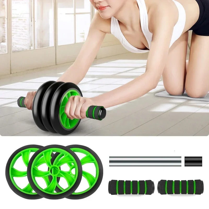 abdominal wheel push up pole abdominal wheel roller jumping rope grip strength exercise home gym fitness muscle trainer machine 250314