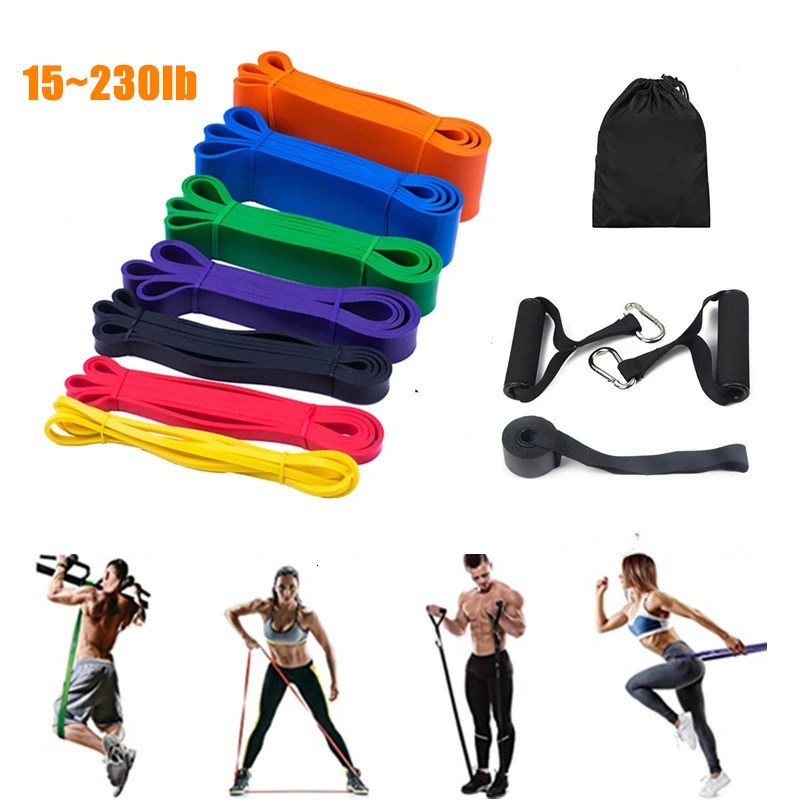 Latex Stretching Band Expander Elastic Used for Sports Tension Assistance Home Exercise Pilates Gym Equipment 250314