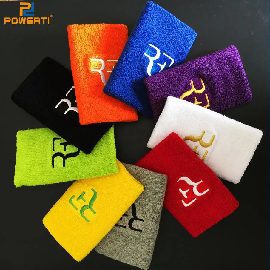 1pcs Cotton Wrist Support Band Wristband Sport Bracers Sweat Towel Cuff Tennis Wrist Guard Protector Strap Fitness Run Sweatband 250314