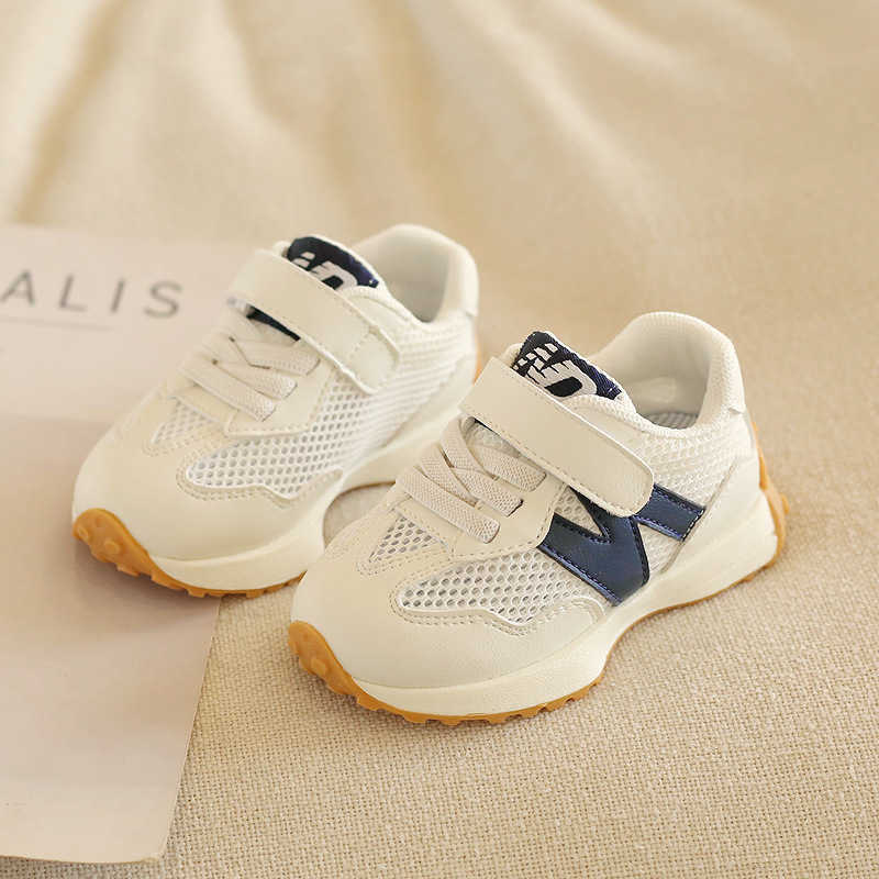 Athletic Outdoor Baby shoes spring and autumn anti slip soft soled walking shoes baby girl childrens sports shoes boys winter suede dad shoesY250314G5