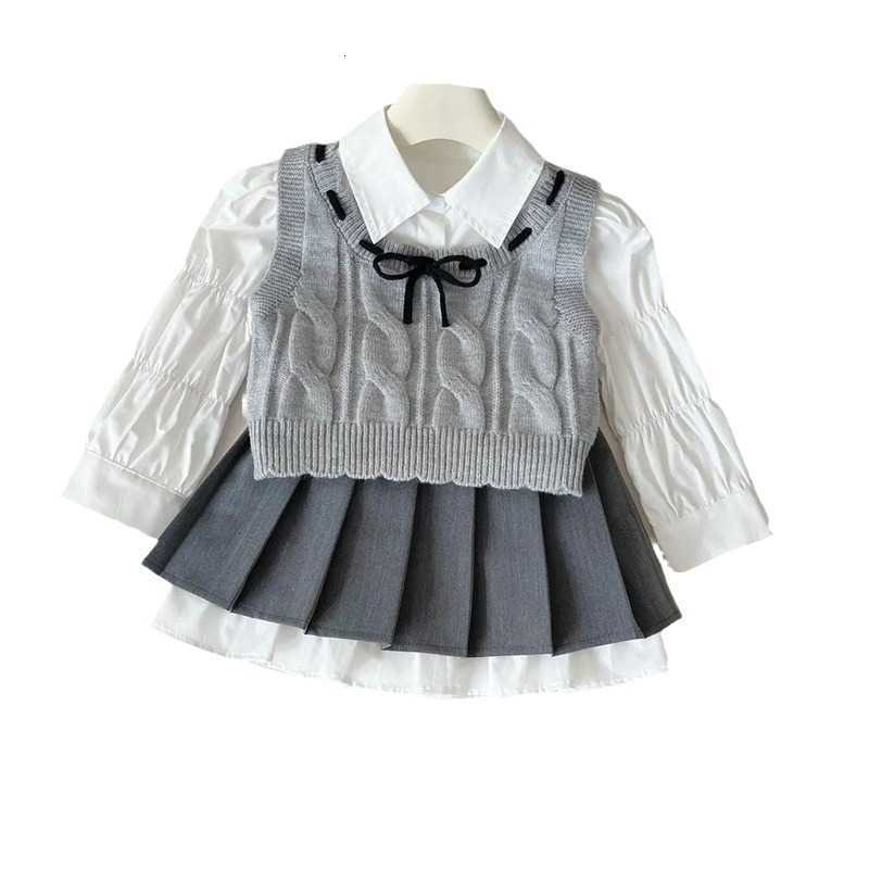 Girl's Dresses Ningli Girls' Autumn Clothing JK Children's Set 2025 New Western Style Girls' College Style Three Piece Set Spring 