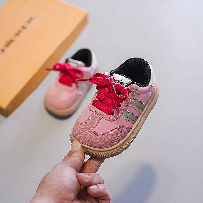 Athletic Outdoor 2025 Spring and Autumn Childrens Sports Shoes Boys Non slip Soft soled Casual Board Shoes Girls Little White Shoes Baby Shoes Childre