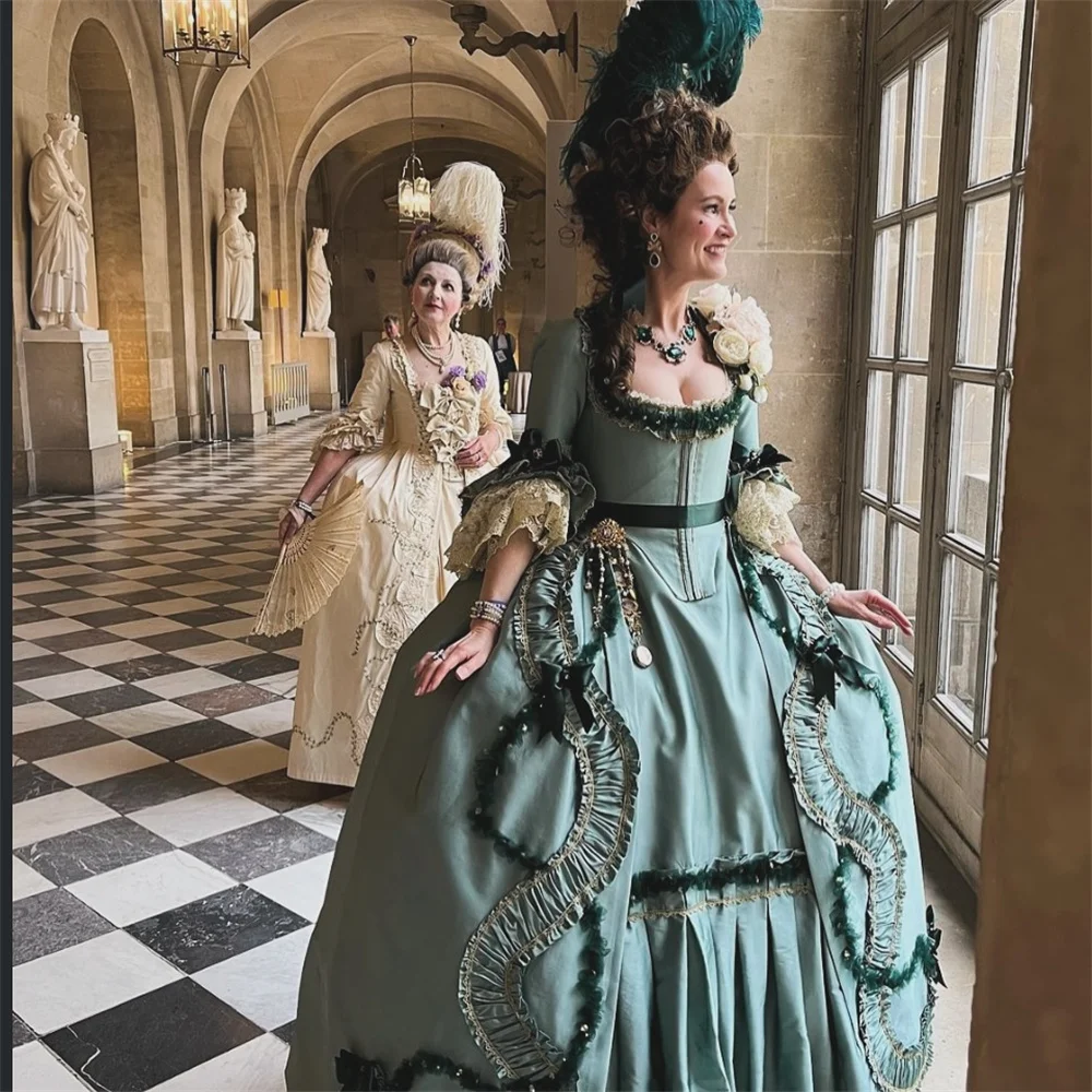 Historical Rococo Prom Dresses Royal Queen Marie Antoinette Cosplay Ball Gown 1770S Marie Antoinette Costume Vintage Renaissance Baroque Special Occas