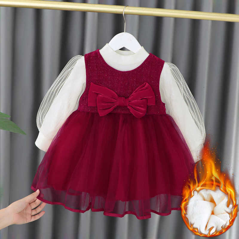 Girl's Dresses Girls' fashion princess children's clothing Spring and autumn season 2 foreign air sand sleeve skirt 0-1-4 years old gir