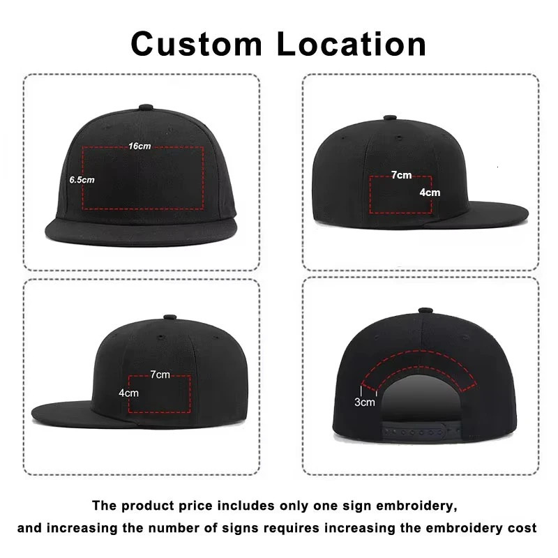 Baronhong custom baseball cap hardtop adult fashion DIY letter embroidery cap cotton cap wholesale unisex 250314