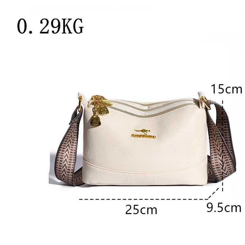 Sac A Main High Quality Soft Leather Luxury Purses And Handbags Female Bags Designer Multilayer Women Shoulder Crossbody Bags Y250315