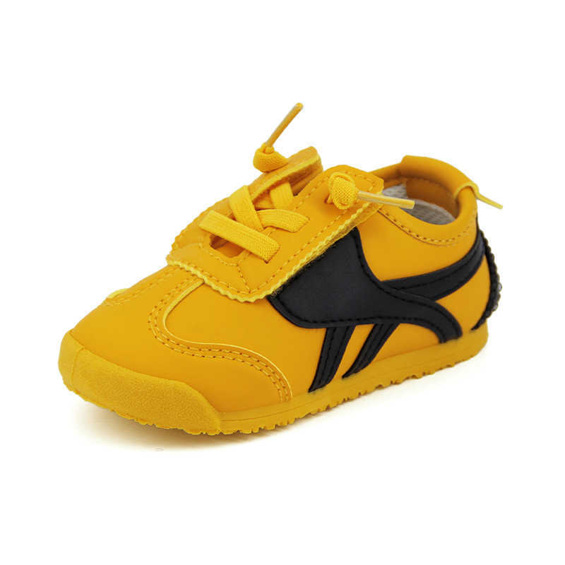 Athletic Outdoor TS Childrens Forrest Gump Shoes 2025 Autumn New Boys Sports Shoes Leather Face Female Baby Silver Board Shoes 6016Y250314KY5X