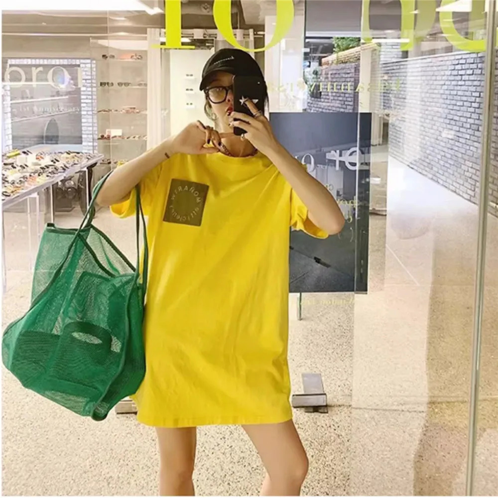 Transparent Mesh Shopper Bag Lightweight Versatile Portable Shoulder Bag With Large Capacity Beach Mesh Shopping Bag 250311