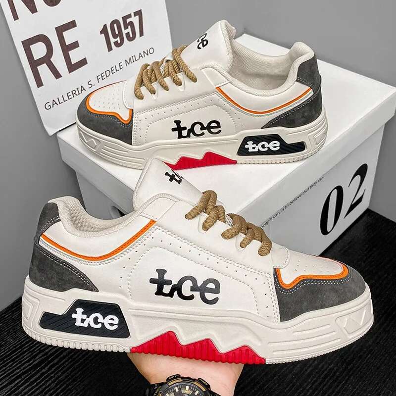 2025 New Men's Designer Trendy Fashion Sports Shoes Trendy Multi functional Platform Men's Outdoor High quality Leisure Skateboarding Shoes1