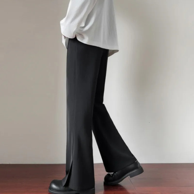 Brown Black Suit Pants Mens Ultra Thin Set Social Dress Korean Business Casual Office Official S3XL 250313