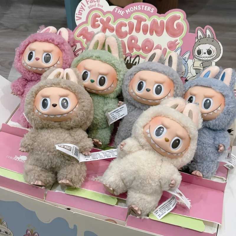 Authentic Labubu Heartbeat Macaron Face Series Blind Box Fashion Game Handmade Model Mystery Box Series Toy Surprise Gift W250315
