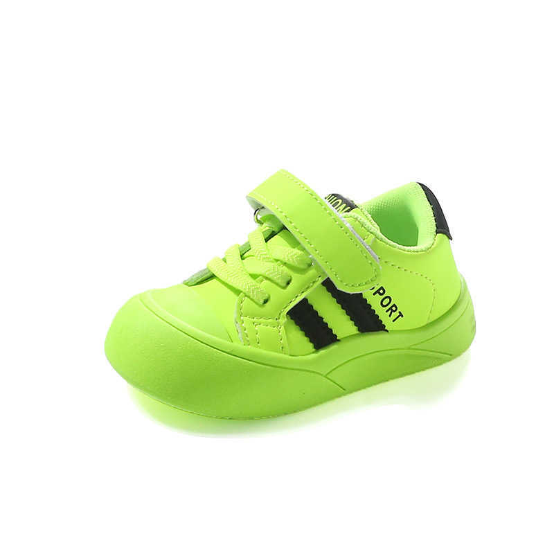 Athletic Outdoor Infant and toddler walking shoes male baby shoes soft soled anti slip shoes single shoes for girls spring and autumn styles white sho