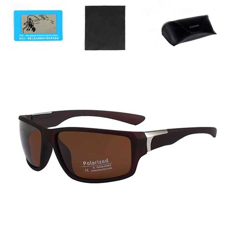 New polarized sunglasses for men fashionable unisex sporty Busin black sunglasses UV400 driving sunglasses for men W250315