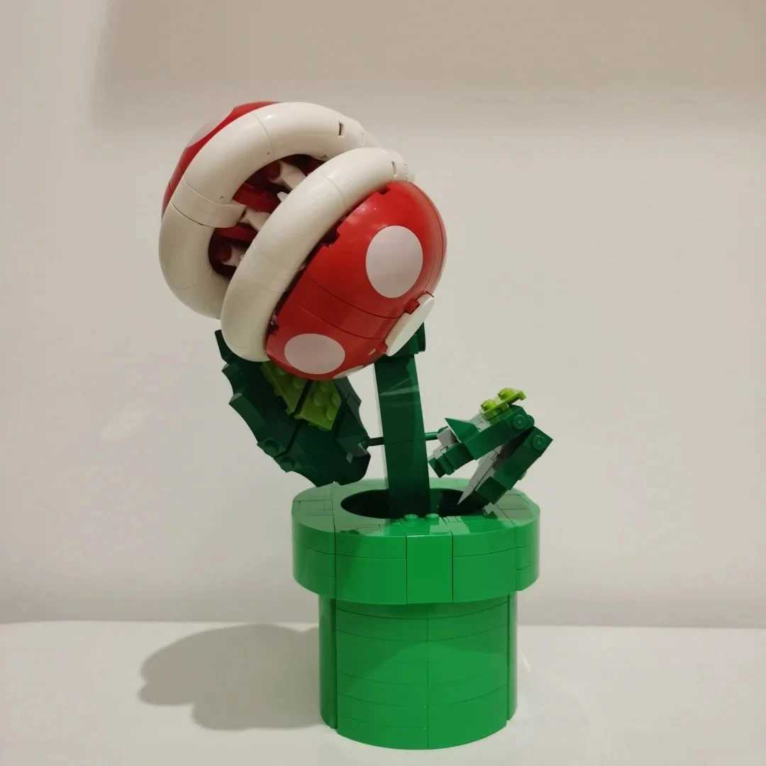 Free shipping 2025 New Piranha Plant Set Building Blocks Game Model He Decoration Assembling Toy Children Christmas Gift Cpatible