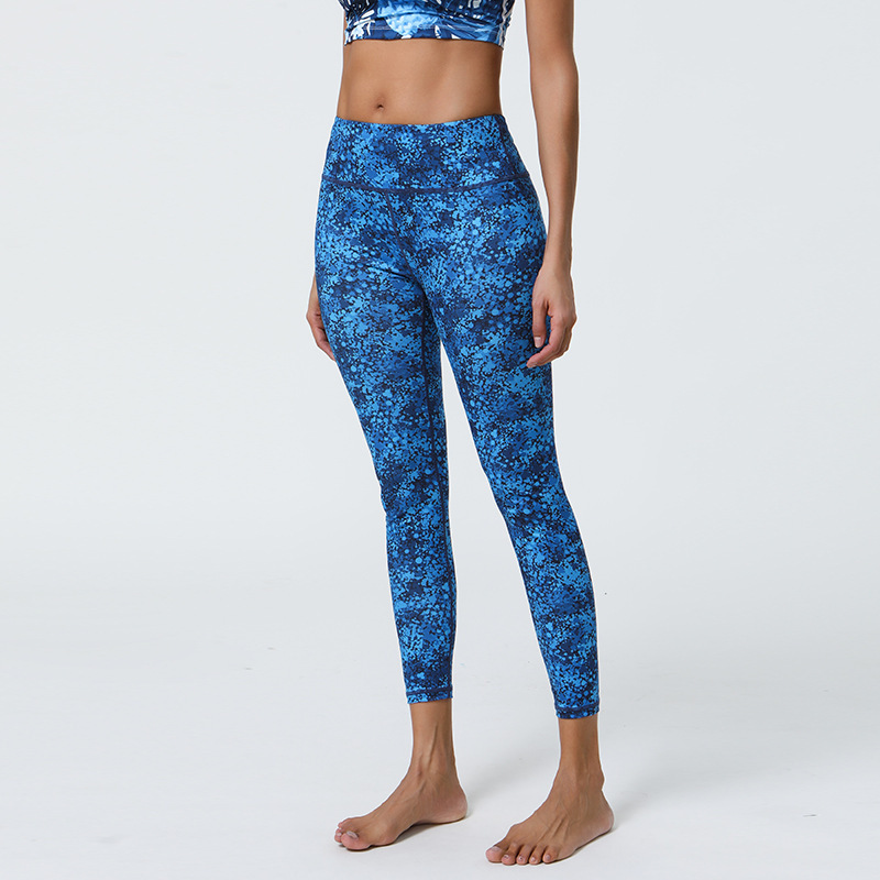 New leggings Yoga Pants Printed Colorful printed yoga Fitness pants tracksuit