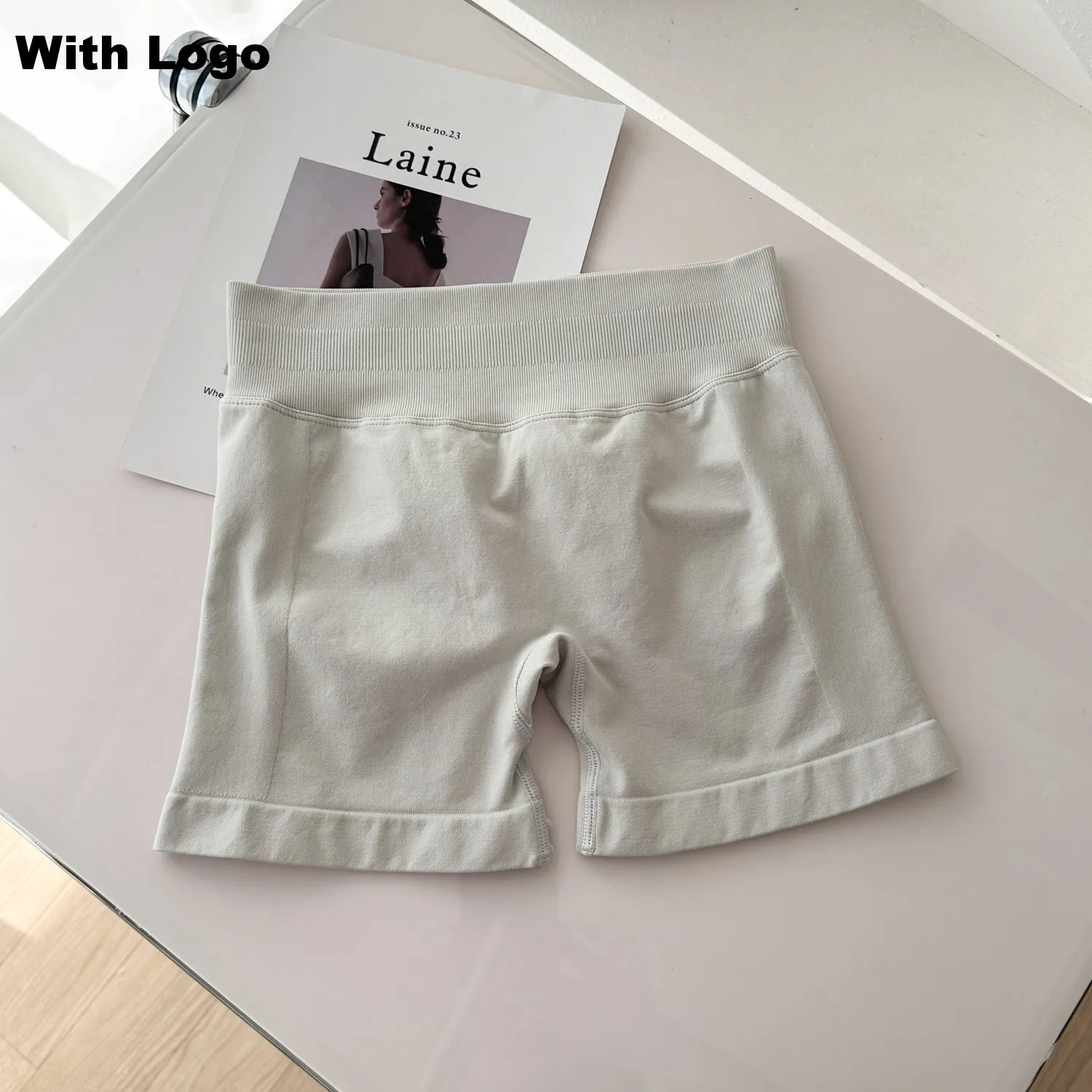 Impact Shorts 45 With Low Waist Seamless Yoga Scrunch Bum Gym Workout Biker Short Stretch Fitness 250314