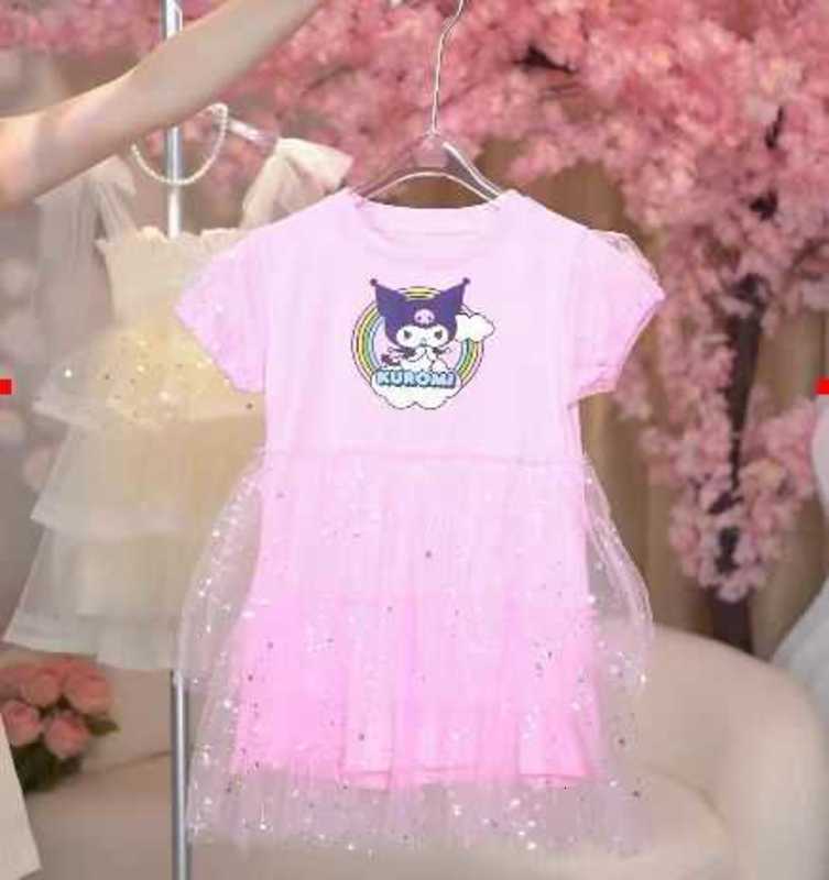 Girl's Dresses 2024 Summer New Girls' Dress Mermaid Princess Dress Children's Middle and Large Children's Bright Piece Fish Tail D