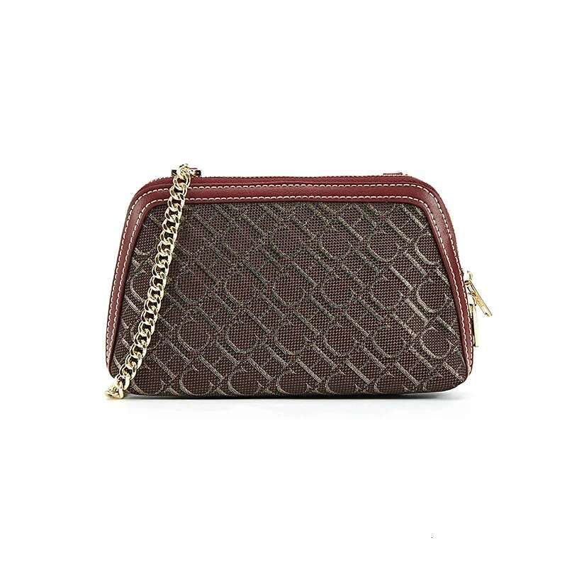 Retro Design Fashion Ladies Bag Chain Shoulder Strap Stamping Letter Printing Women Elegant Slanting Crossbody