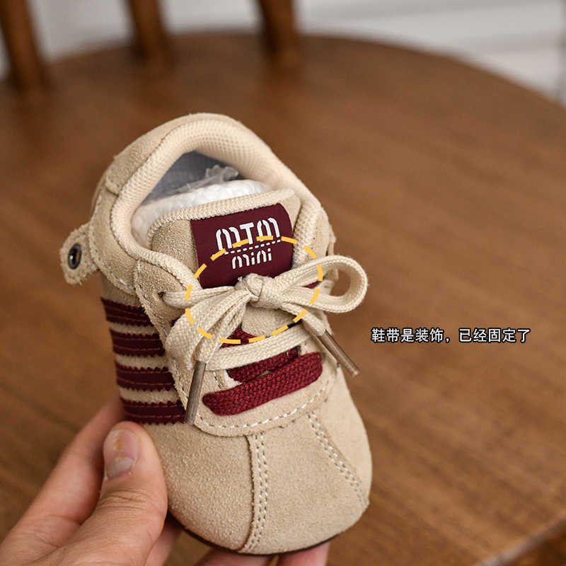 Athletic Outdoor 2025 Spring New Boys Sports Shoes Girls Moral Training Shoes Babys Shoes Childrens Casual Shoes Childrens Board ShoesY250314MOED