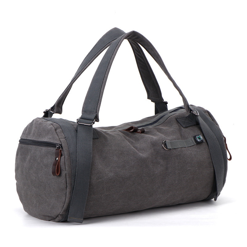Fashion outdoor sports backpack, large capacity fitness canvas travel unisex bucket designer bag