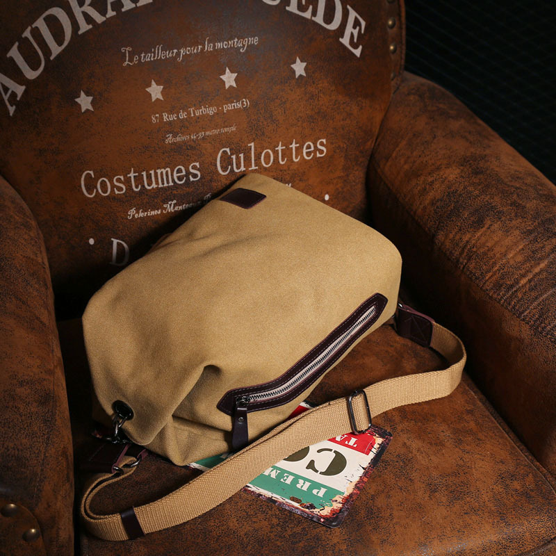 Fashionable backpack crossbody men's sports chest, large capacity casual canvas backpack, trendy multifunctional travel shoulder designer