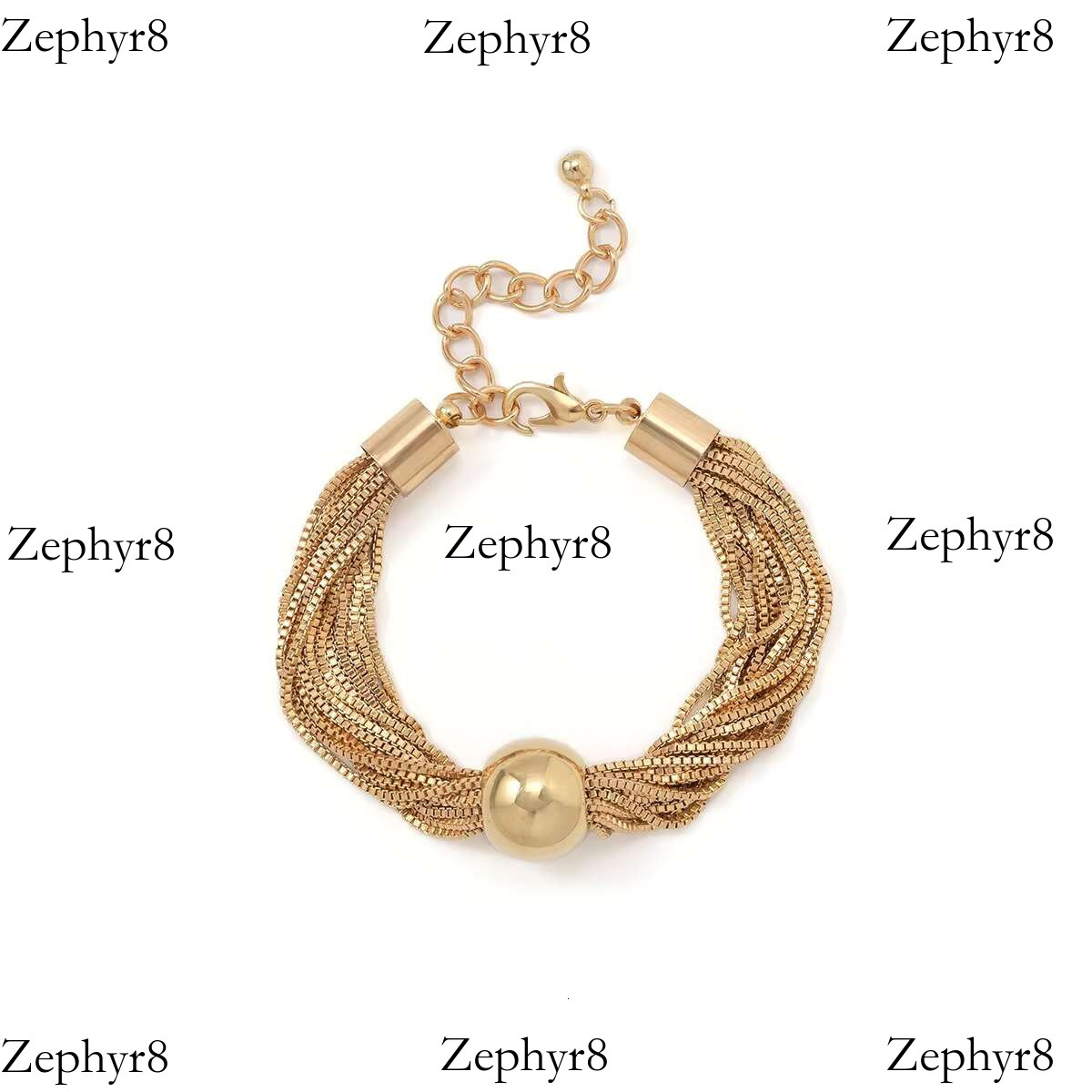 2025 New model Exaggerated Punk Multi-layer Chain Layered Necklace with Small and Elegant Style Geometric Ball Personality Bracelet