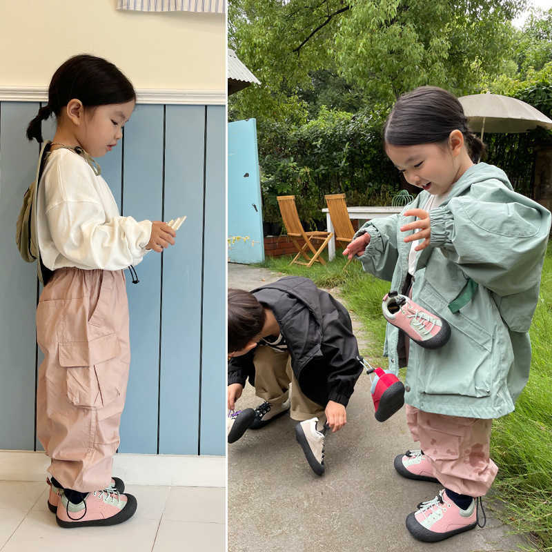 Athletic Outdoor TOPSTAR Spring New Trendy Boys and Girls Soft soled Childrens Outdoor Shoes Childrens Shoes 1658Y250314PURH
