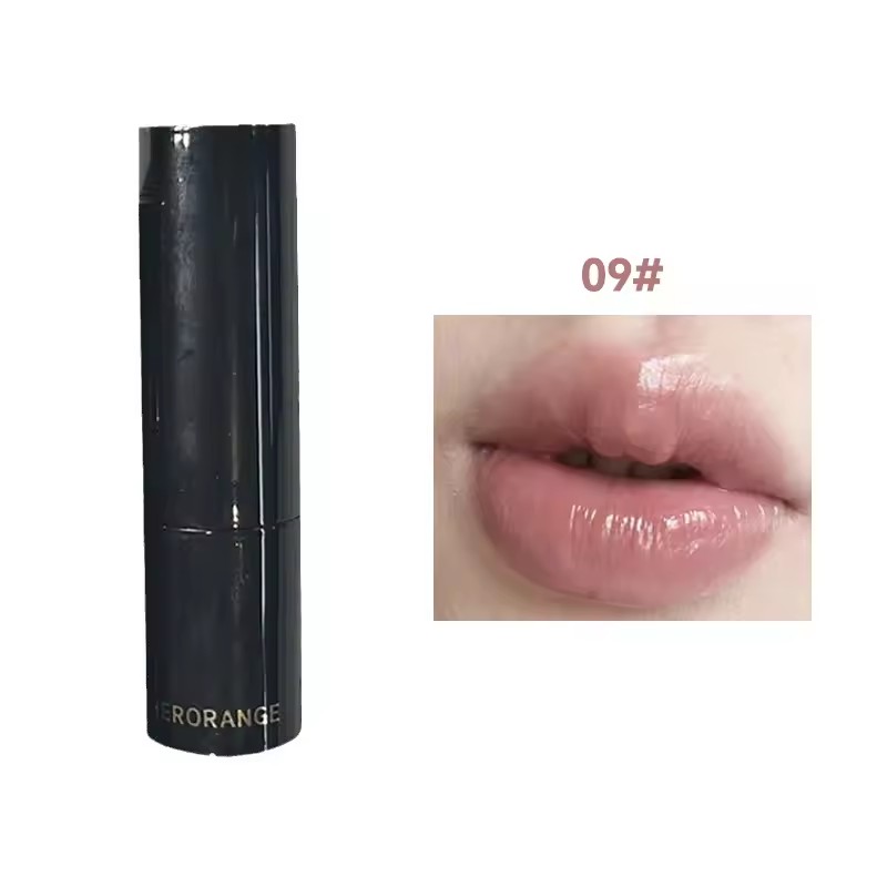 HERORANGE~ Low Saturation Light Lipstick Multi-purpose Stick Moisturizing White Natural Holding Mirror lipstick